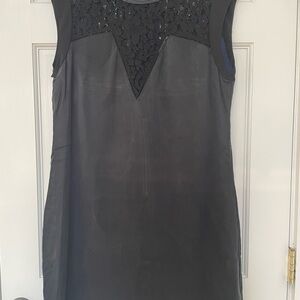 Rebecca Taylor Black Sleeveless Dress